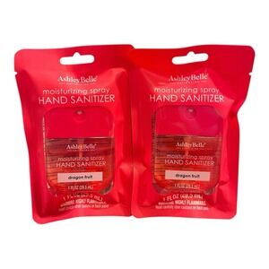 Lot of 2 Ashley Belle Hand Sanitizer 1 fl oz X2 Dragon Fruit